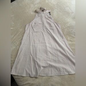 Light Beige Sleeveless Dress